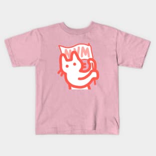 owie waving a nvm flag Kids T-Shirt